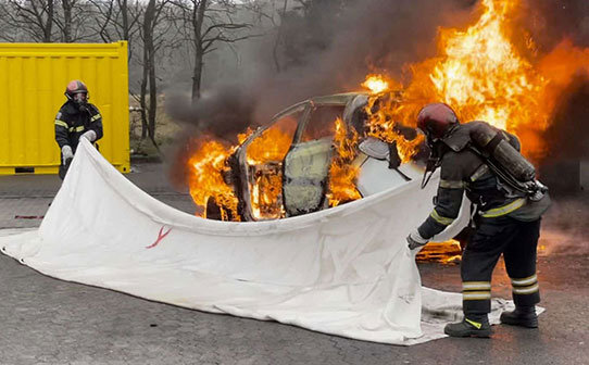 EN13501-1 Certified Car Fire Blanket